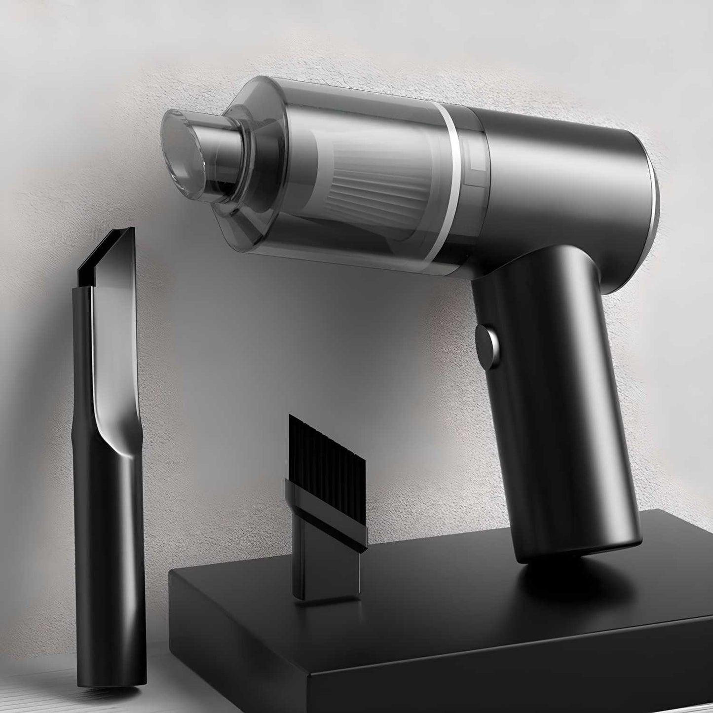 Portable Air Duster & Wireless Mini Vacuum Cleaner